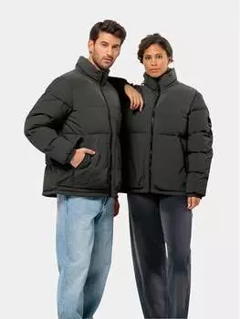 Пуховик стандартного кроя Jack Wolfskin, черный
