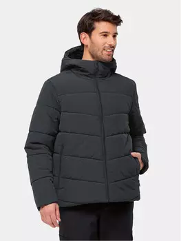 Пуховик стандартного кроя Jack Wolfskin, черный
