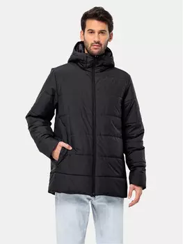 Пуховик стандартного кроя Jack Wolfskin, черный