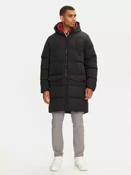 Пуховик стандартного кроя Jack Wolfskin, черный