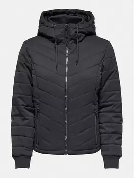 Пуховик стандартного кроя Jdy, черный