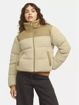 Пуховик стандартного кроя Jjxx, бежевый