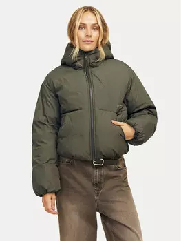 Пуховик стандартного кроя Jjxx, зеленый