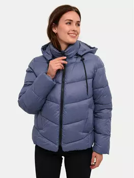 Пуховик стандартного кроя Kaffe, синий