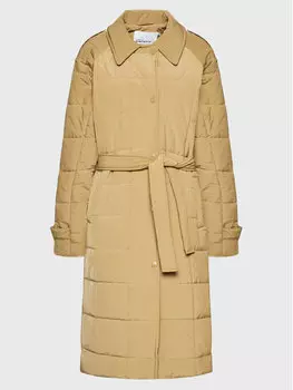 Пуховик стандартного кроя Karen By Simonsen, бежевый