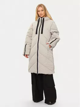 Пуховик стандартного кроя Karen By Simonsen, бежевый