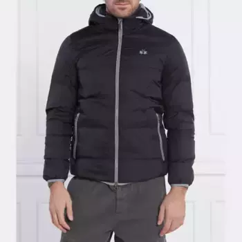 Пуховик стандартного кроя La Martina, черный