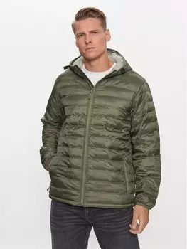 Пуховик стандартного кроя Levi's, зеленый