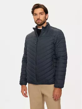 Пуховик стандартного кроя Lindbergh, синий