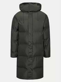 Пуховик стандартного кроя Lindbergh, зеленый