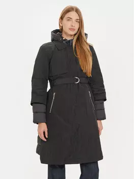 Пуховик стандартного кроя Liu Jo Sport, черный