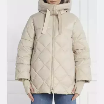 Пуховик стандартного кроя Marella, бежевый