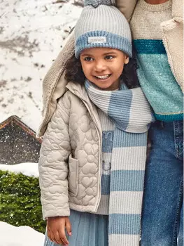 Пуховик стандартного кроя Mayoral, бежевый