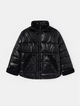 Пуховик стандартного кроя Mayoral, черный