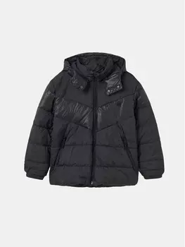 Пуховик стандартного кроя Mayoral, черный