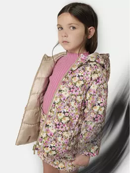 Пуховик стандартного кроя Mayoral, коричневый