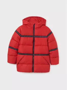Пуховик стандартного кроя Mayoral, красный