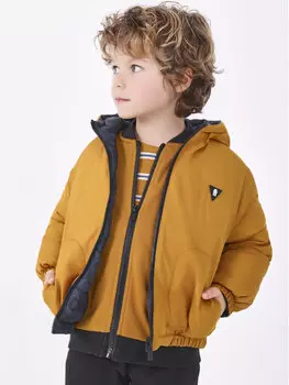 Пуховик стандартного кроя Mayoral, оранжевый