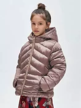 Пуховик стандартного кроя Mayoral, розовый