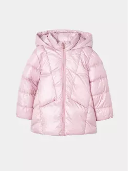 Пуховик стандартного кроя Mayoral, розовый