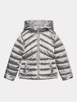 Пуховик стандартного кроя Mayoral, серый