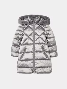 Пуховик стандартного кроя Mayoral, серый