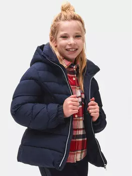 Пуховик стандартного кроя Mayoral, синий