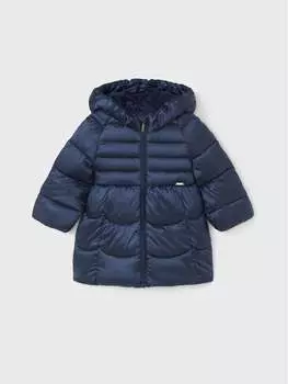 Пуховик стандартного кроя Mayoral, синий