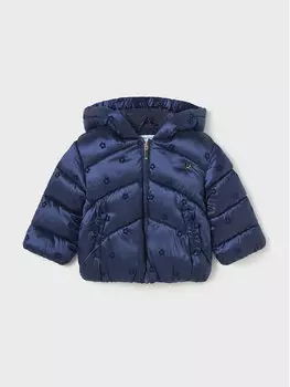 Пуховик стандартного кроя Mayoral, синий