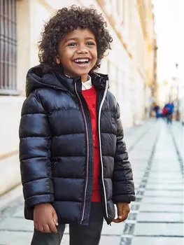 Пуховик стандартного кроя Mayoral, синий