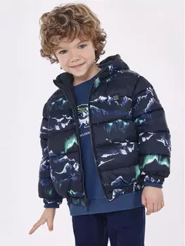 Пуховик стандартного кроя Mayoral, синий