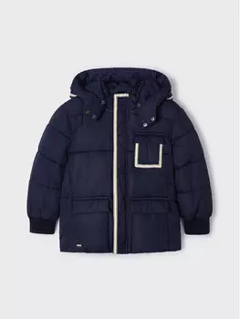 Пуховик стандартного кроя Mayoral, синий