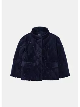 Пуховик стандартного кроя Mayoral, синий