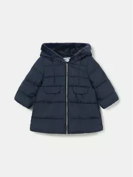 Пуховик стандартного кроя Mayoral, синий