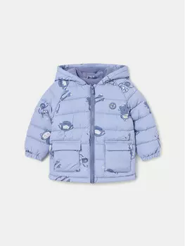 Пуховик стандартного кроя Mayoral, синий