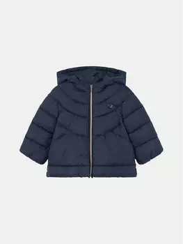 Пуховик стандартного кроя Mayoral, синий