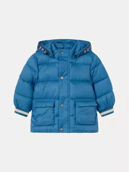 Пуховик стандартного кроя Mayoral, синий