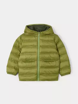 Пуховик стандартного кроя Mayoral, зеленый