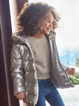 Пуховик стандартного кроя Mayoral, золотой