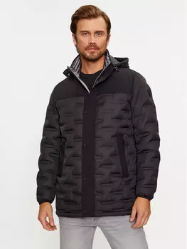 Пуховик стандартного кроя Milestone, черный