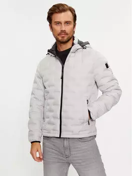 Пуховик стандартного кроя Milestone, серый