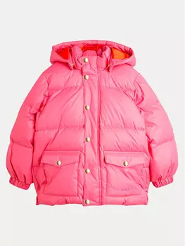 Пуховик стандартного кроя Mini Rodini, розовый