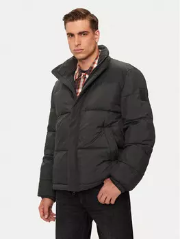 Пуховик стандартного кроя Mustang, черный