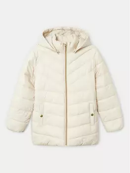 Пуховик стандартного кроя Name It, бежевый