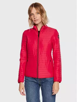 Пуховик стандартного кроя Napapijri, красный