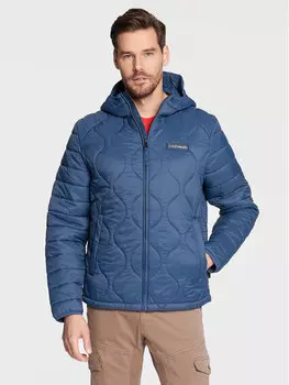 Пуховик стандартного кроя Napapijri, синий