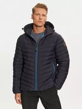 Пуховик стандартного кроя Napapijri, синий
