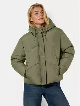 Пуховик стандартного кроя Noisy May, зеленый