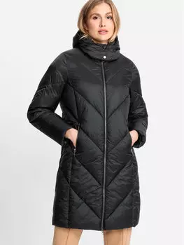 Пуховик стандартного кроя Olsen, черный