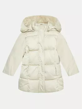 Пуховик стандартного кроя Original Marines, экрю